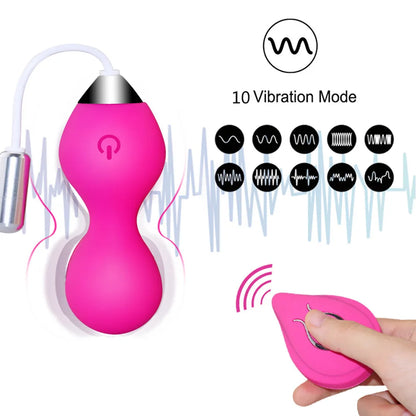 "Smart Kegel Love Ball" – Boule Vibrante Télécommandée pour Plaisir et Tonification Vaginale