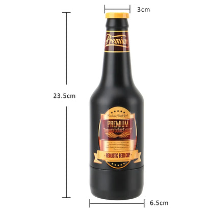 "BeerLover Cup" – Masturbateur Bouteille de Bière avec Vagin Réaliste en Silicone