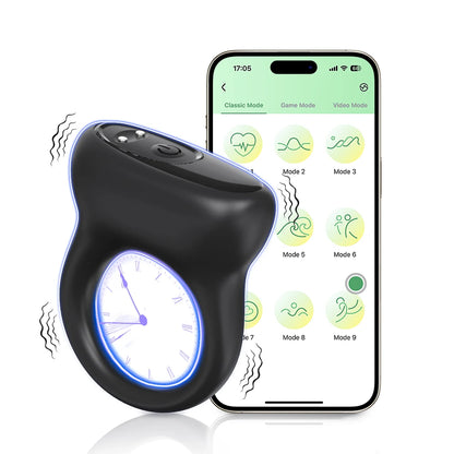 "VibeRing" – Anneau Vibrant Connecté pour Homme