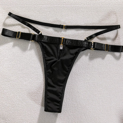 Eclipse Métallique – Ensemble Lingerie 5 Pièces