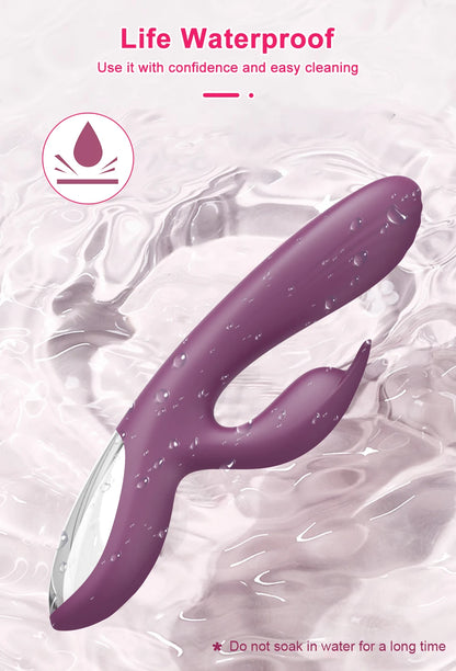 "Rabbit Bliss" – Vibrateur G-Spot et Clitoris à Double Moteur