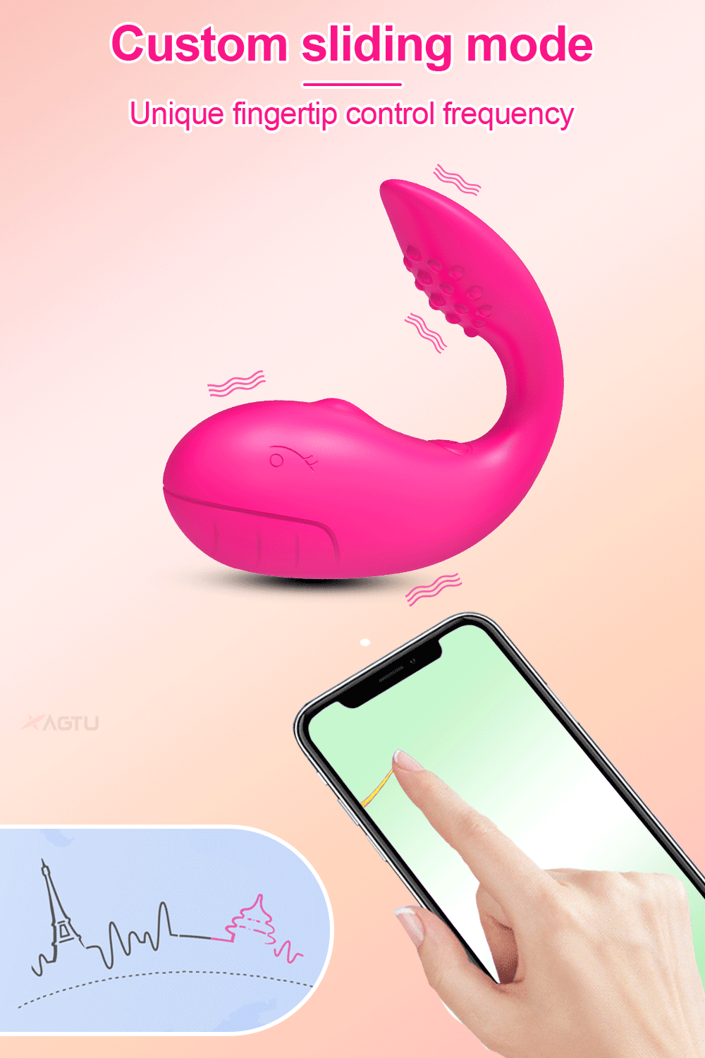 "LushEgg" – Vibromasseur Œuf Connecté & Télécommandé