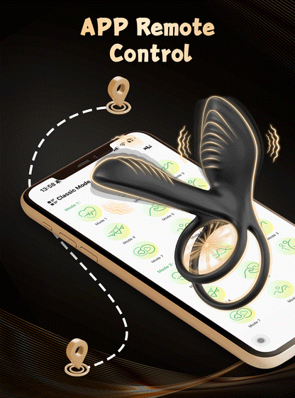 "VibeLock" – Anneau Vibrant Bluetooth pour Couples