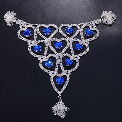 Blue Gem – Chaîne de corps Sexy & Élégante