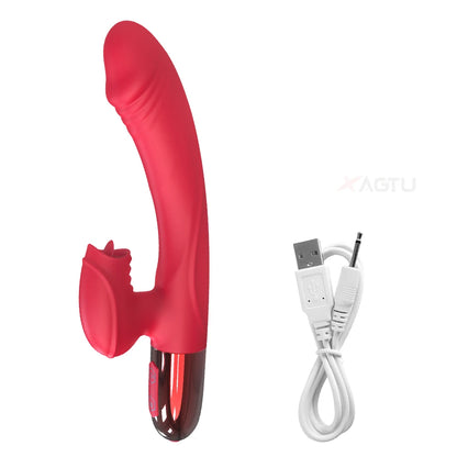 "HeatWave Bunny" – Vibromasseur Rabbit Chauffant & Lèche-Clitoris