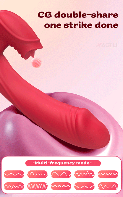 "HeatWave Bunny" – Vibromasseur Rabbit Chauffant & Lèche-Clitoris