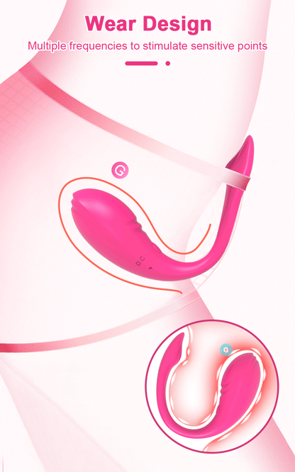 "LushEgg" – Vibromasseur Œuf Connecté & Télécommandé