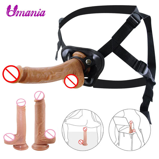 "DynaStrap" – Strap-On Ajustable & Stimulation Maximale