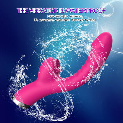 "LickWave" – Vibromasseur 2-en-1 avec Langue Léchante