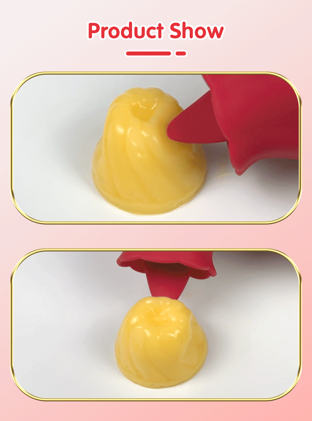 "RoseLick" – Vibrateur Licking Tongue pour Stimulation du Clitoris et des Mamelons