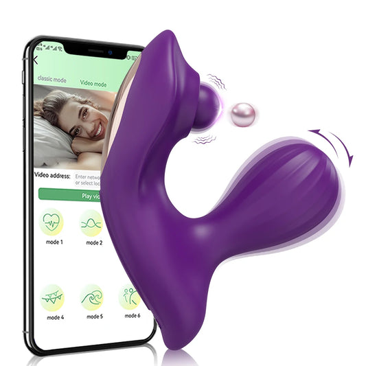 "WigglePulse" – Vibrateur Bluetooth avec Tête Mouvante et Stimulation du G-Spot