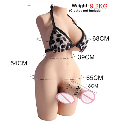 "VenusTorso" – Torse Shemale Ultra-Réaliste pour Plaisirs Multiples