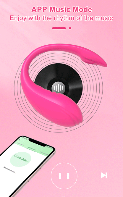 "LushEgg" – Vibromasseur Œuf Connecté & Télécommandé