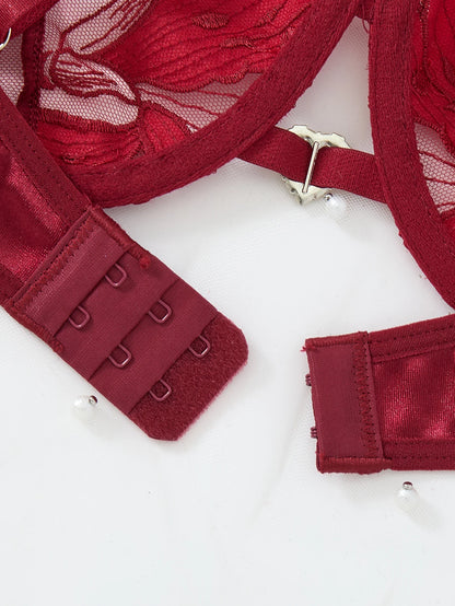 "Floral Elegance" – Lingerie Set Exquisit en Dentelle
