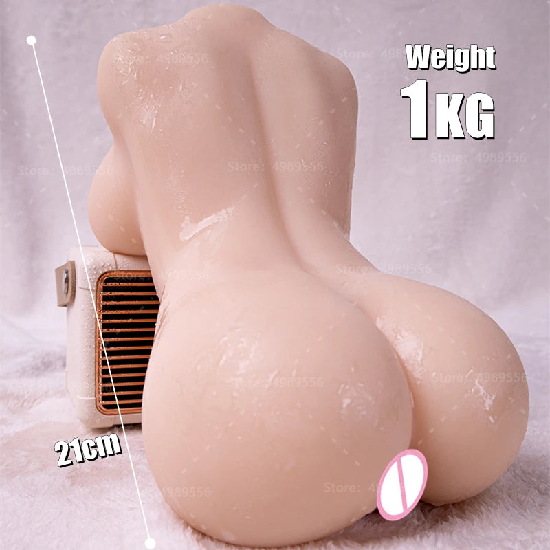 "PleasureMold" – Torse Réaliste Silicone avec Vagin et Anus Ultra-Réalistes