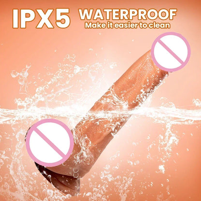 "SatisfyMax" – Vibrateur Télescopique Chauffant avec Contrôle à Distance pour Stimulation Réaliste