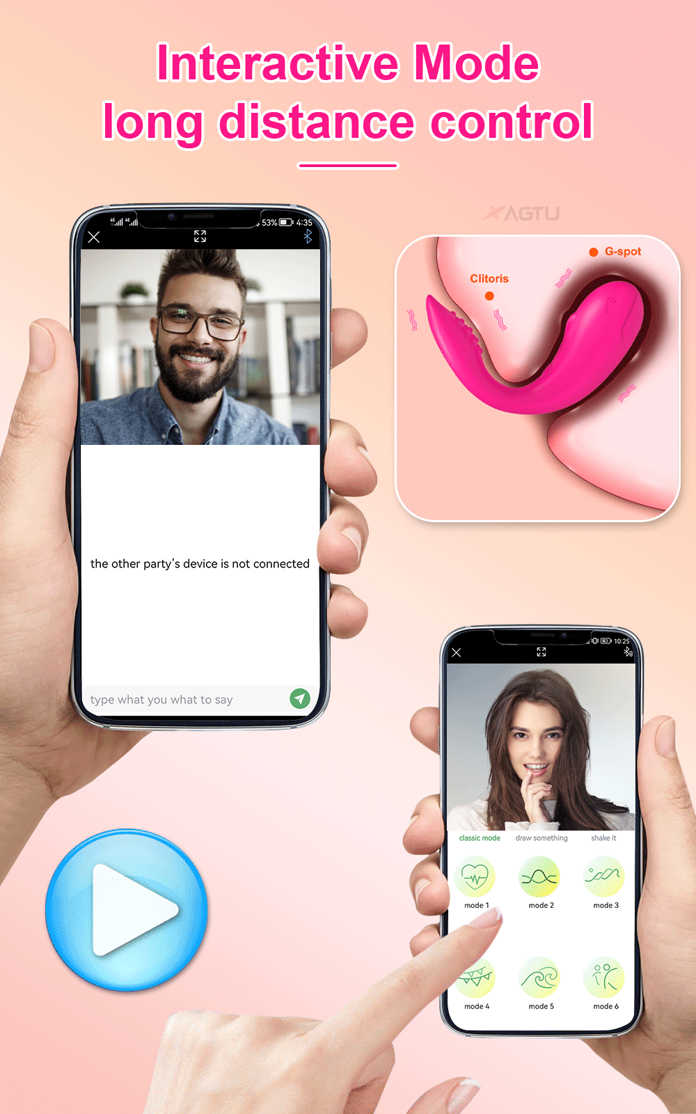 "LushEgg" – Vibromasseur Œuf Connecté & Télécommandé