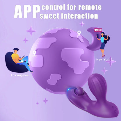 "WigglePulse" – Vibrateur Bluetooth avec Tête Mouvante et Stimulation du G-Spot