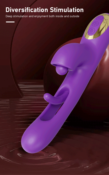 "Tap & Vibe" – Vibrateur G-Spot avec Fonction Tapping et Stimulation du Clitoris