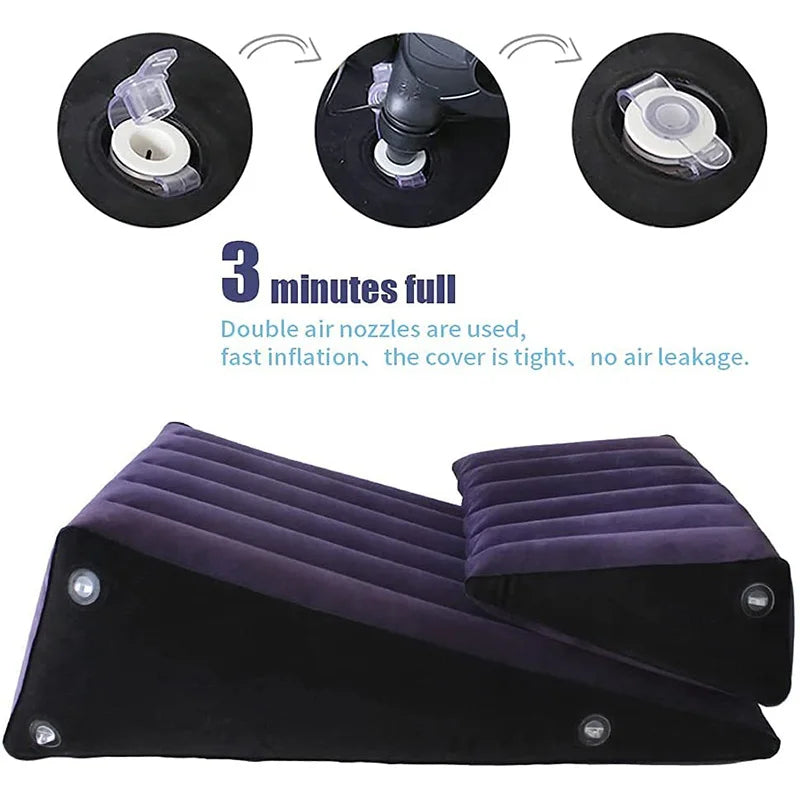 Coussin Érotique Gonflable - Sofa Intime pour Couples