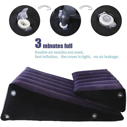 Coussin Érotique Gonflable - Sofa Intime pour Couples