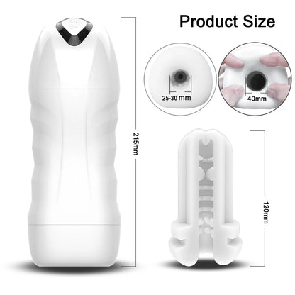 Masturbateur Automatique – Succion & Vibration