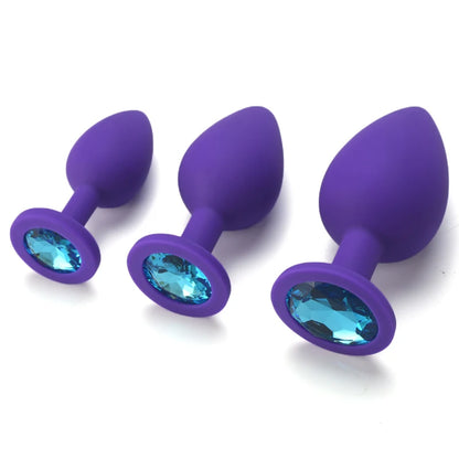 "SilkPlug" – Plug Anal en Silicone Unisexe avec 3 Tailles Ajustables