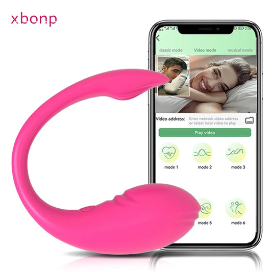 "LushEgg" – Vibromasseur Œuf Connecté & Télécommandé