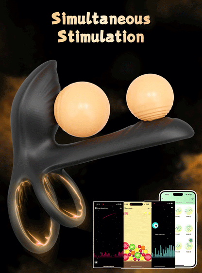 "VibeLock" – Anneau Vibrant Bluetooth pour Couples