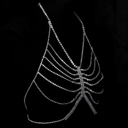 Diamond Gleam – Harnais Bijou Cristal Zircon