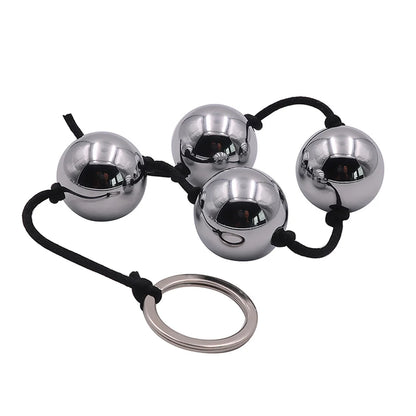 "Erotic Weighted Geisha Balls" – Boules de Geisha Métalliques  Billes Anales 2-en-1