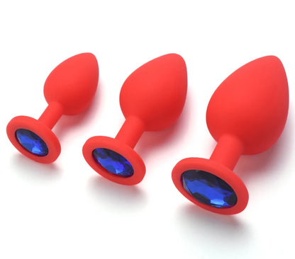 "SilkPlug" – Plug Anal en Silicone Unisexe avec 3 Tailles Ajustables