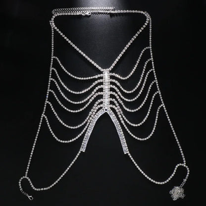 Diamond Gleam – Harnais Bijou Cristal Zircon