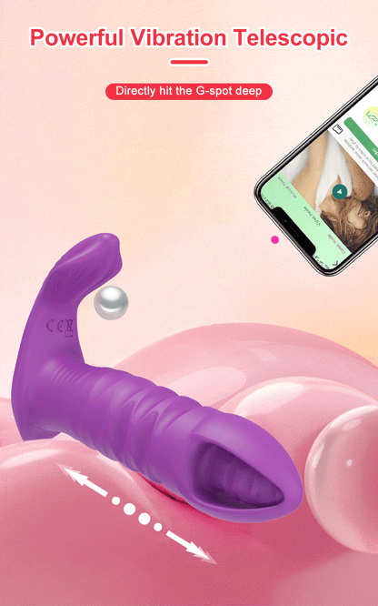 "AppPulse" – Vibrateur Bluetooth avec Thrusting et Stimulation G-Spot