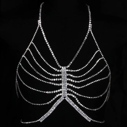Diamond Gleam – Harnais Bijou Cristal Zircon