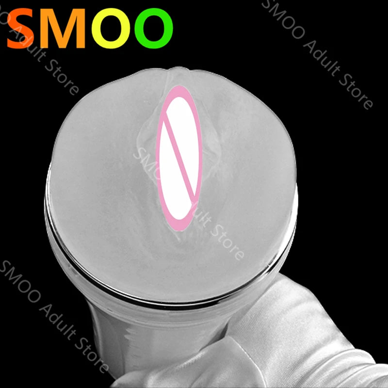 "Flesh the Light" – Vagin Artificiel Transparent Ultra-Réaliste pour Masturbation Manuelle
