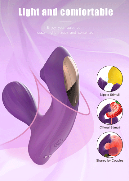 "WigglePulse" – Vibrateur Bluetooth avec Tête Mouvante et Stimulation du G-Spot