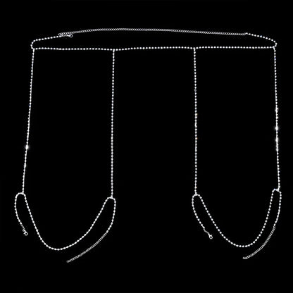 Crystal Allure – Ensemble String & Chaîne de Taille