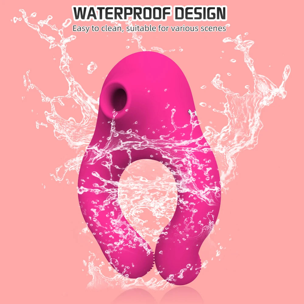 "VibraLock" – Anneau Pénien Vibrant & Stimulateur Sucking