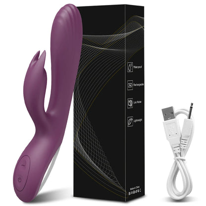 "Rabbit Bliss" – Vibrateur G-Spot et Clitoris à Double Moteur
