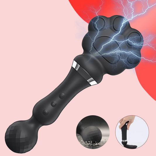 "ShockWave Wand" – Vibromasseur AV & Électrostimulation