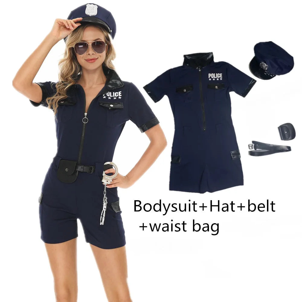"Midnight Lawkeeper" – Costume de Police Sexy