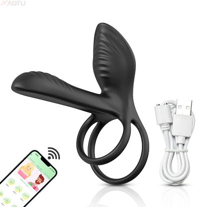 "VibeLock" – Anneau Vibrant Bluetooth pour Couples