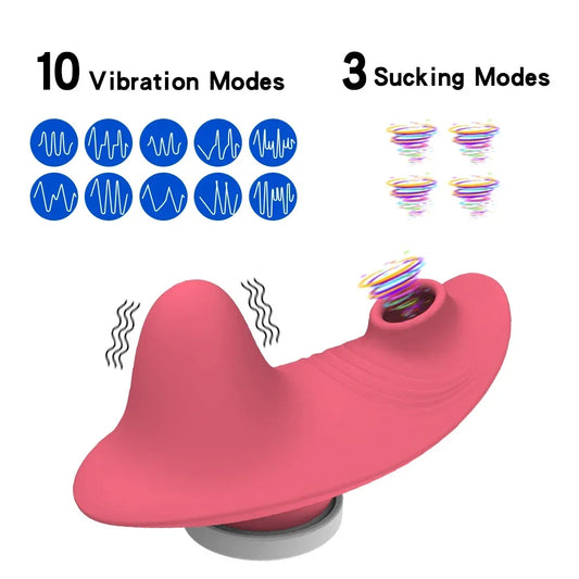 "Sensuelle Vortex" – Vibromasseur & Stimulateur à Succion Télécommandé