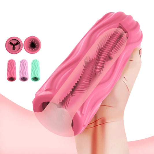 "Lealuxes PocketEgg" – Masturbateur Œuf Ultra-Réaliste en Silicone Médical