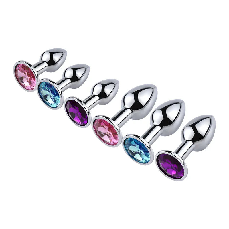 "Heart-Shaped Stainless Steel Butt Plug" – Bijou Anal Élégant en Métal Lisse