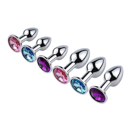 "Heart-Shaped Stainless Steel Butt Plug" – Bijou Anal Élégant en Métal Lisse