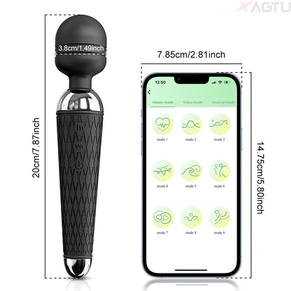 "MagicPulse" – Baguette Vibrante 20 Modes