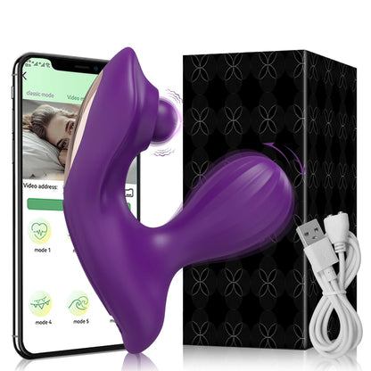 "WigglePulse" – Vibrateur Bluetooth avec Tête Mouvante et Stimulation du G-Spot