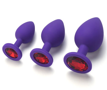 "SilkPlug" – Plug Anal en Silicone Unisexe avec 3 Tailles Ajustables
